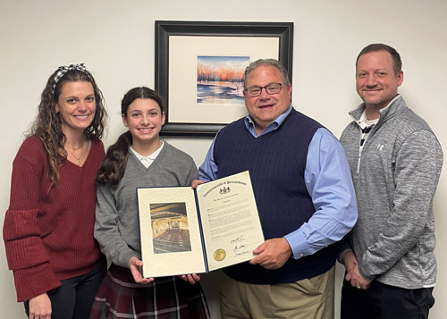 Armanini Recognizes St Marys Swimmer